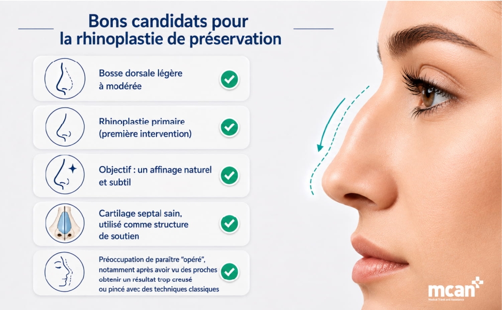 Rhinoplastie de préservation : définition, déroulement et candidats idéaux 4 Who Is a Good Candidate for Preservation Rhinoplasty fr Who Is a Good Candidate for Preservation Rhinoplasty fr