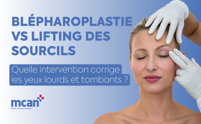 Blépharoplastie vs Lifting des Sourcils : quelle intervention corrige les yeux lourds et tombants ? 4 Blepharoplasty vs. Brow Lift FR 1 Blepharoplasty vs. Brow Lift FR 1