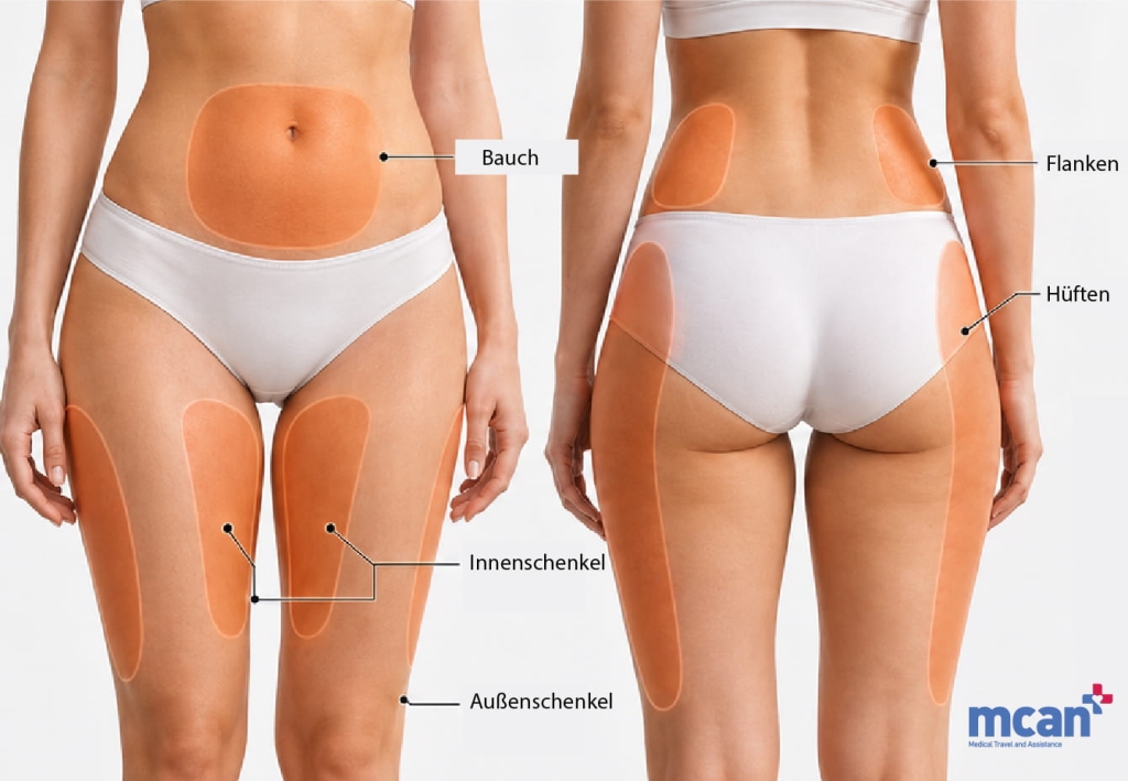 Eigenfetttransfer im Gesicht: Wie viel Fett wird entnommen und woher? 3 Where the Fat Comes From de Where the Fat Comes From de