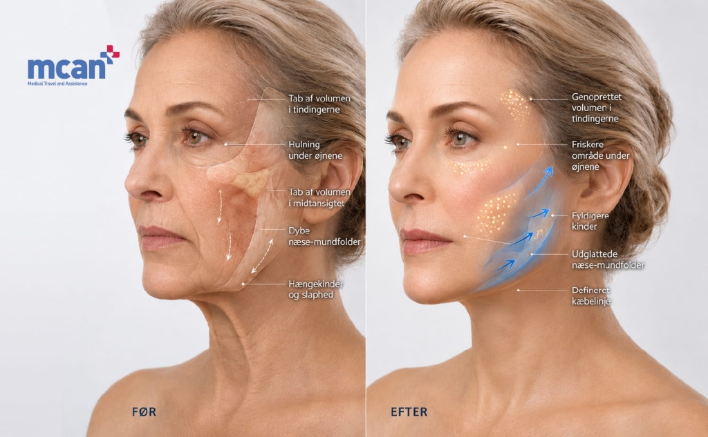 Fedttransplantation i ansigtet: hvor meget fedt tages, og hvorfra? 2 Why Fat Grafting Is Done Alongside a Facelift da Why Fat Grafting Is Done Alongside a Facelift da