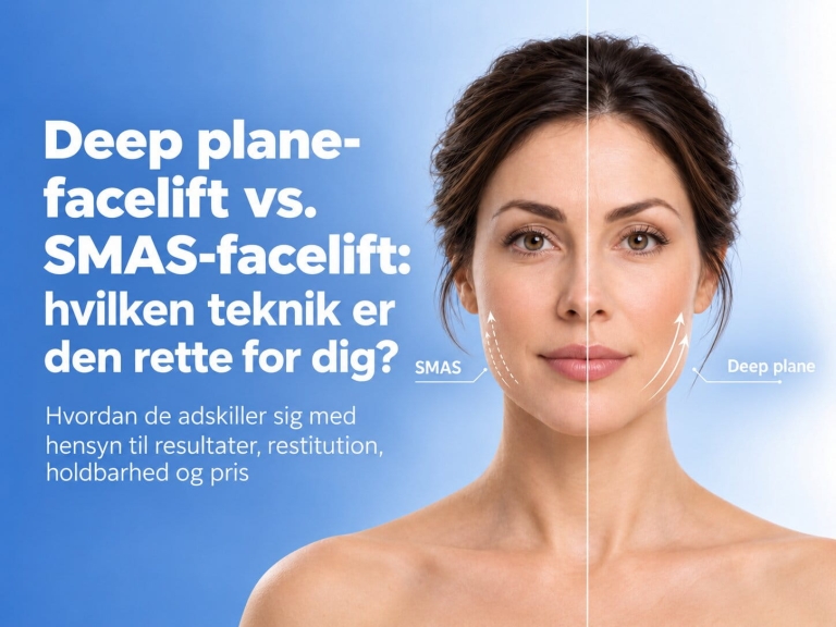 Deep plane-facelift vs. SMAS-facelift: hvilken teknik er den rette for dig?